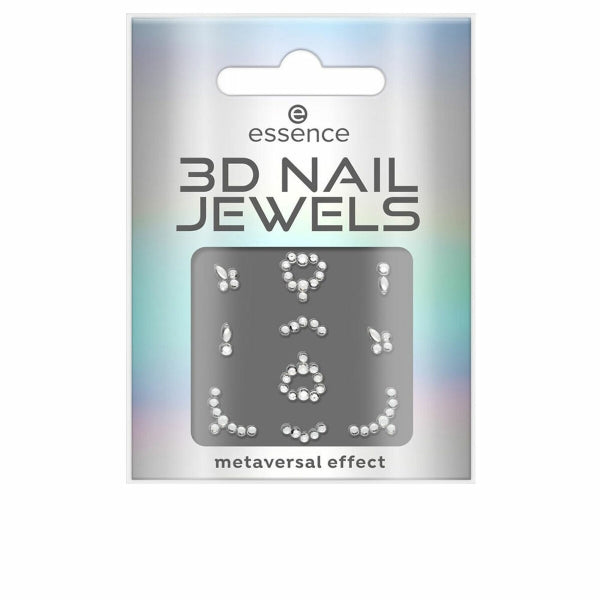 Autocollants pour ongle Essence Mirror Universe Bijoux 10 Pièces