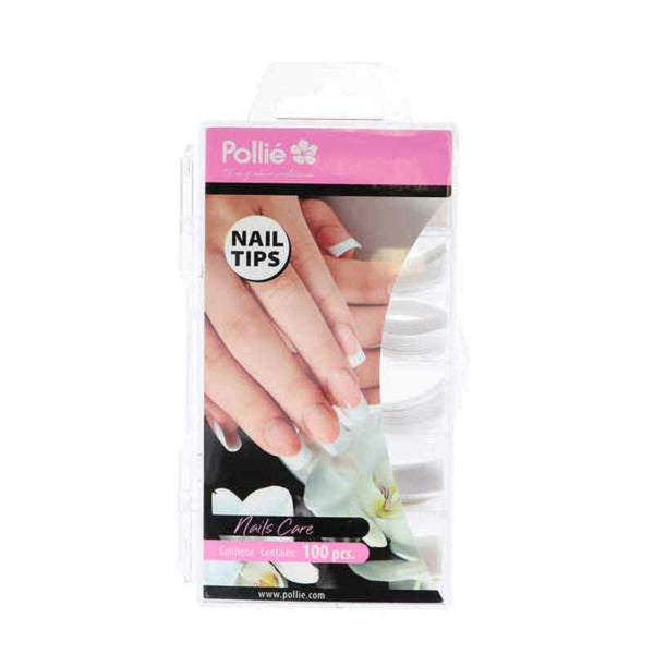 Faux ongles Eurostil BLANCOS CURVADOS Courbé Blanc (100 uds)