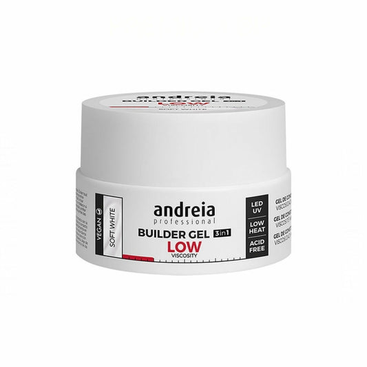 Builder Gel-Nagellack mit niedriger Viskosität Andreia Professional Builder White (22 g)