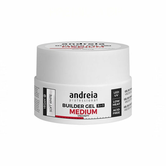 Gel-Nagellack mittlerer Viskosität Andreia Professional Builder White (22 g)