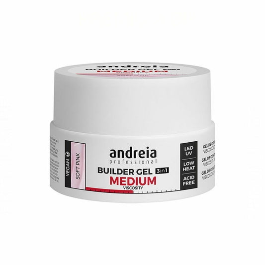 Mittelviskoser Gel-Nagellack Andreia Professional Builder Rose (22 g)