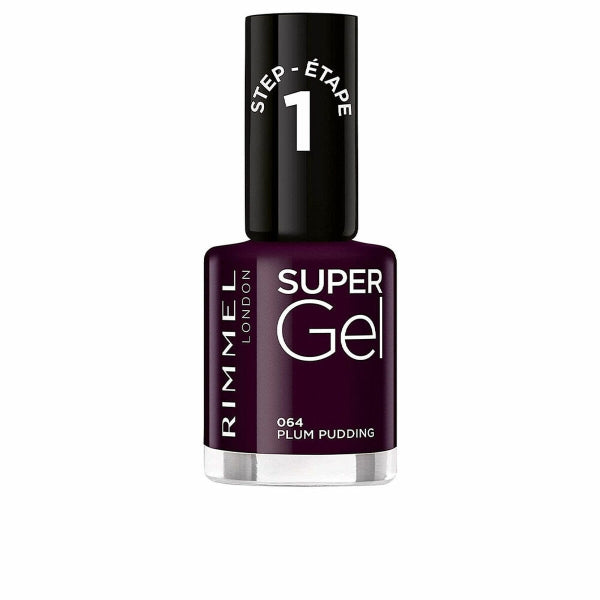 Rimmel London Super Gel Plum Pudding Nagellack Nr. 064 (12 ml)